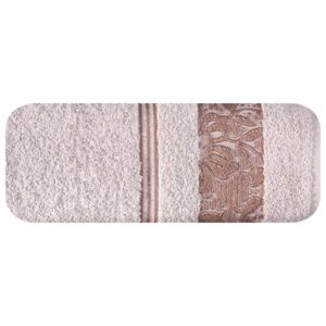 Ręcznik EURO, Sylwia, różowy, 70x140 cm jasny