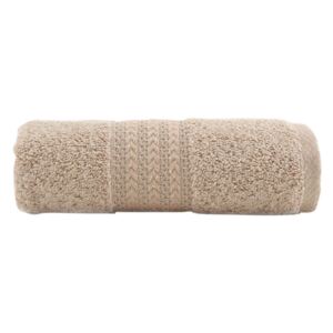 Brązowy ręcznik bawełniany Amy, 30x50 cm