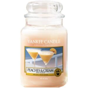 Świeca zapachowa Yankee Candle Peaches & Cream