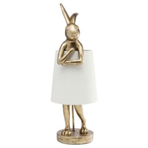 Lampa stołowa Animal Rabbit 23x68 cm złota