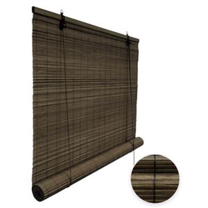 Roleta bambusowa, Gotowa, Ciemnobrązowa, 120x160 cm