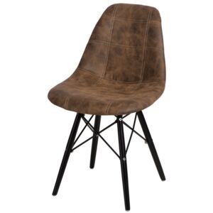 Krzesło P016W Pico ciemny brązowy