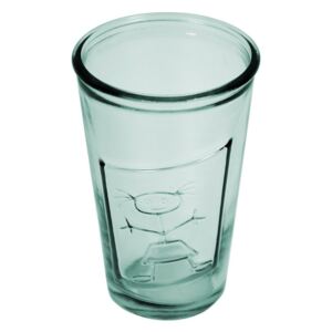 Zielona szklanka ze szkła z recyklingu Ego Dekor Holka