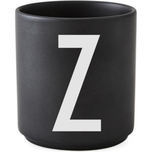 Kubek porcelanowy AJ czarny litera Z