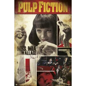 Plakat, Obraz Pulp Fiction - Mia, (61 x 91,5 cm)