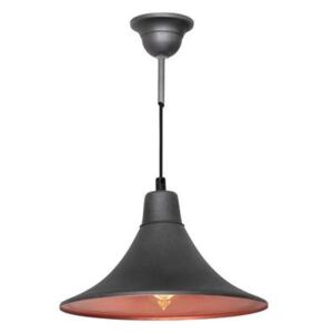 Lampa wisząca metalowa industrialna zwis żyrandol Aldex Nani 1x40W E27 grafit 785G19