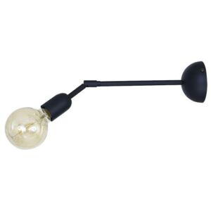 Industrialna metalowa lampa kinkiet lampa ścienna Aldex Flip Eko 1x60W E27 czarny 861C1
