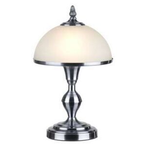 Lampa stołowa lampka Reality Lindgard 1x40W E14 nikiel mat 508701-07
