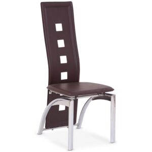 Tapicerowane krzesło Imper - brązowe