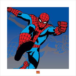 Reprodukcja Spider-Man - Marvel Comics, (40 x 40 cm)