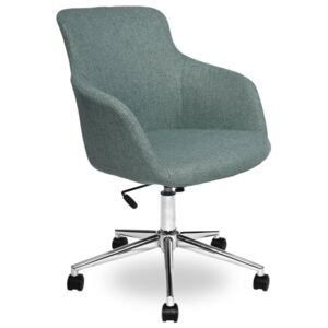 Krzesło biurowe LEO turkusowe