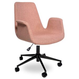 Krzesło biurowe ALEX różowe