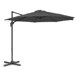 Blumfeldt Belo Horizonte, parasol przeciwsłoneczny, 292 cm, poliester, UV30, niewodochłonny, szary