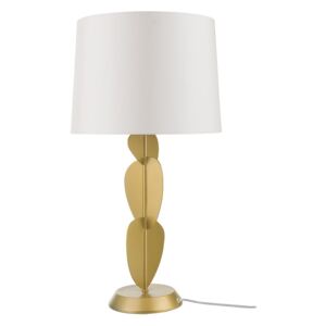 Lampa stołowa biała/złota 46 cm JOLLIE