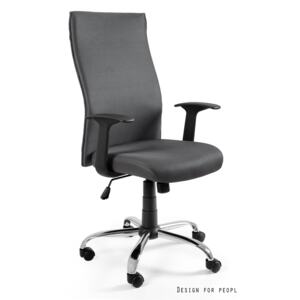 Krzesło biurowe BLACK ON BLACK W-93A-PS szary