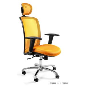 Fotel biurowy EXPANDER W-94 żółty