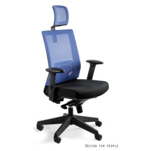 Fotel biurowy NEZ W-879K niebieski