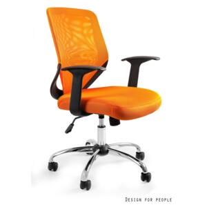 Krzesło biurowe MOBI W-95 pomarańczowe