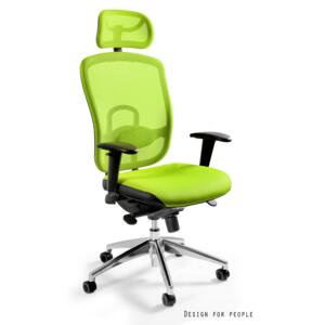 Fotel biurowy VIP W-80 zielony