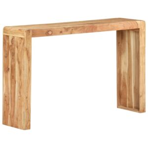 Stolik konsolowy, 120 x 30 x 76 cm, lite drewno akacjowe