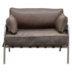 Brown Sofa pojedyncza 95x75x76