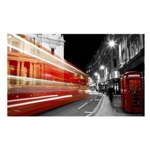 Fototapeta - Czerwona budka telefoniczna, Londyn