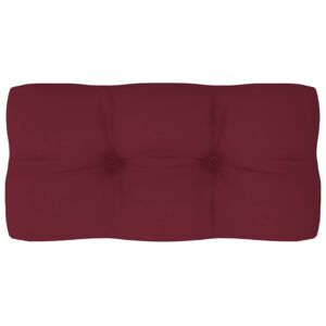 Poduszka na sofę z palet, czerwień winna, 80x40x12 cm
