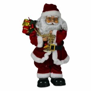 Świąteczne dekoracje - tańczy i śpiewa Świętego Mikołaja
