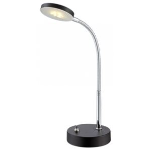 Lampa biurkowa LED DENIZ Globo styl nowoczesny chrom akryl
