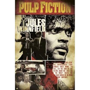 Plakat, Obraz Pulp Fiction - Jules, (61 x 91,5 cm)
