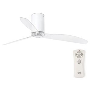 FARO Barcelona FARO 32039 - Wentylator sufitowy MINI TUBE FAN z pilotem przezroczysty FA32039