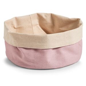Koszyk na chleb bawełniany, Ø 20 cm, kolor różowy, ZELLER