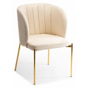 Krzesło Marselo Gold Light Beige