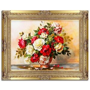 Obraz "Roze" ręcznie malowany 72x92cm