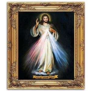 Obraz "Chrystus" ręcznie malowany 54x64cm