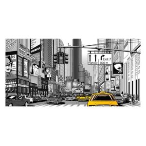 Fototapeta XXL - Żółte taksówki - Nowy Jork