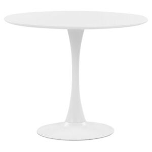 Stół do jadalni okrągły ø 90 cm biały BOCA