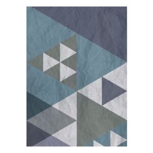 Fototapeta - Niebieski patchwork