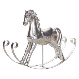 Figurka dekoracyjna srebrna DASHER