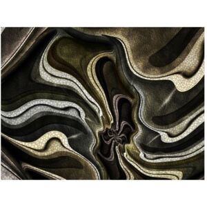 Fototapeta - Green and brown textured fractal