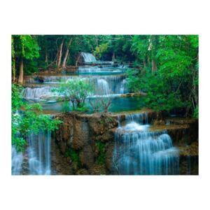 Fototapeta - Wodospad w Kanchanaburi, Tajlandia
