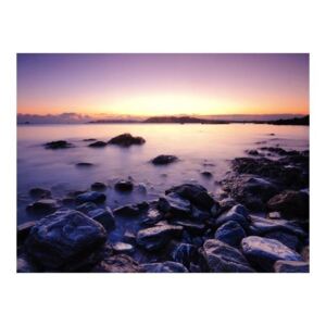 Fototapeta - Spokojne morze - zachód słońca
