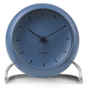 Arne Jacobsen zegar stołowy City Hall Mat Blue