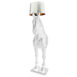 Lampa Horse Stand M biała