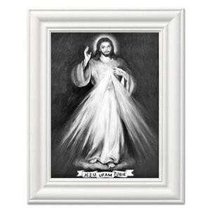 Obraz "Chrystus" ręcznie malowany 39x49cm
