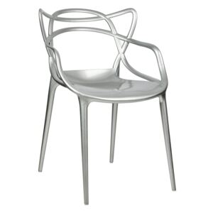 Krzesło Orbit - inspirowane proj. Masters - silver