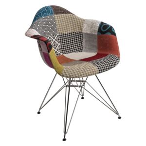Krzesło P018 DAR patchwork kolorowy
