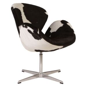 Fotel ŁABĘDŹ - inspirowany proj. Swan Chair - pony łaty