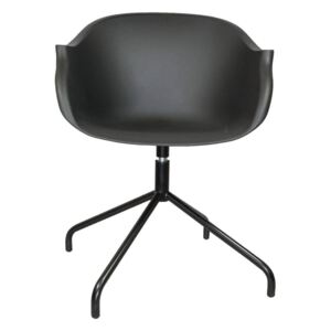 Krzesło Roundy czarne