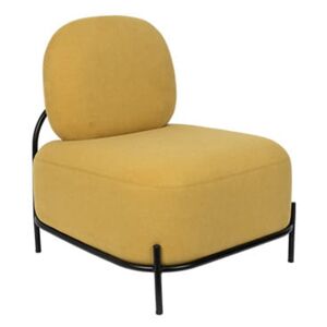 Fotel Lounge Polly żółty